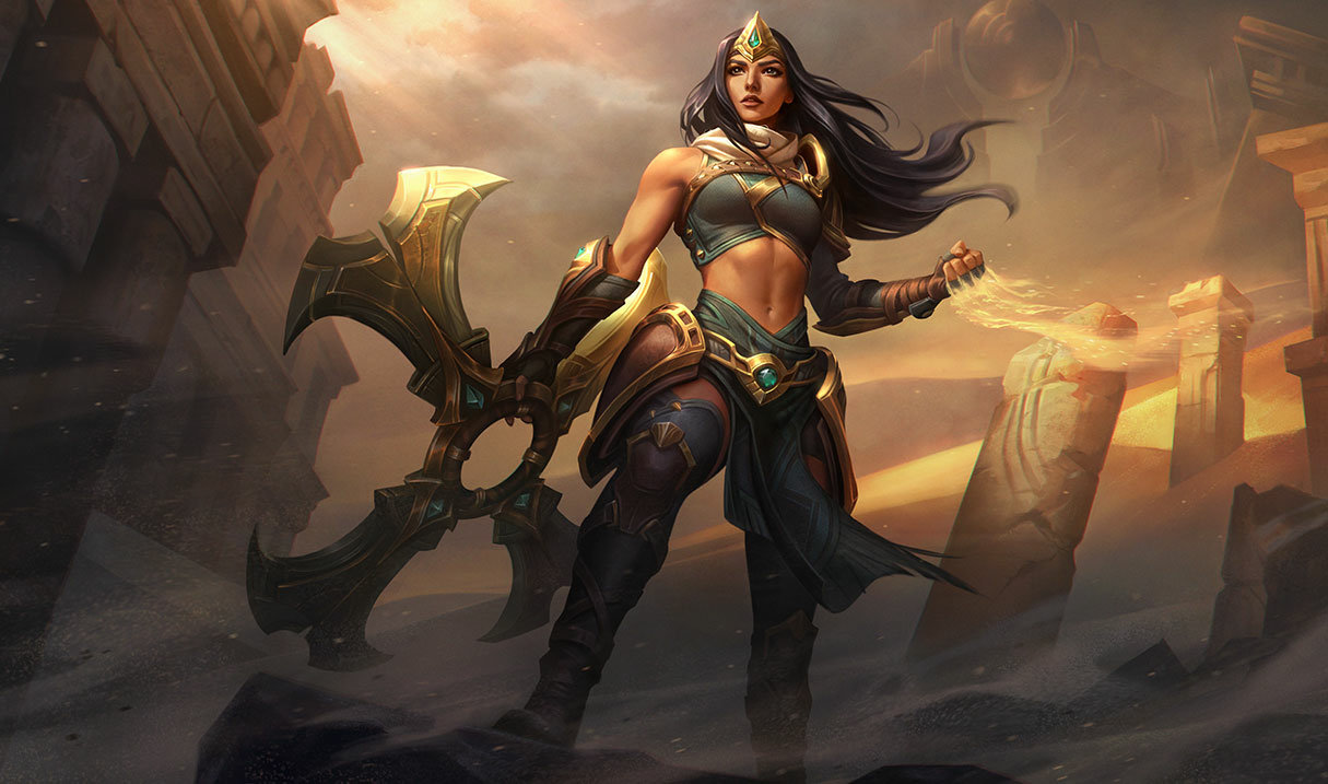 Riot Art Context Sivir Polycount