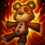 <b>Çağır: Tibbers</b> <br> <i>Annie ayısı Tibbers'a ete bürünmesini buyurur ve bölgedeki birimlere hasar verir. Tibbers yakınında duran birimlere saldırırken, onları yakabilir.</i>