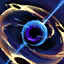 <b>Singularity</b> <br> <i>Aurelion Sol summons a black hole, damaging enemies and slowly pulling them toward its center. This ability grants Stardust each time an enemy dies within the black hole and for each second an enemy champion is caught inside it. The center of the black hole executes enemies who are below a certain percentage of their maximum health. Stardust increases Singularity's area as well as the execution threshold.</i>