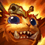 <b>Hyper / Wallop</b> <br> <i>Gnar's attacks and spells hype him up, dealing bonus damage and granting him Move Speed.<br><br>Mega Gnar is too enraged to be hyper and instead can rear up on his hind legs and smash down on the area in front of him, stunning enemies in an area.</i>