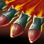 <b>The Equalizer</b> <br> <i>Rumble fires off a group of rockets, creating a wall of flames that damages and slows enemies.</i>