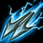 <b>Electro Harpoon</b> <br> <i>Rumble launches a harpoon, electrocuting his target with magic damage, slowing their Move Speed, and reducing their Magic Resist. Rumble can carry 2 harpoons at a time. While in Danger Zone the damage and slow percentage is increased.</i>