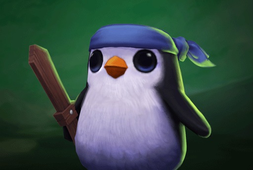 Emplumadín Pengu, Little Legend de Teamfight Tactics, en su arte oficial