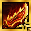 Radiant Guinsoo's Rageblade TFT item icon Radiant Guinsoo's Rageblade TFT item icon