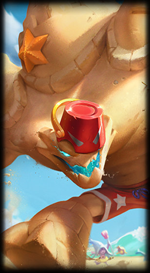 Malphite fiesta en la piscina