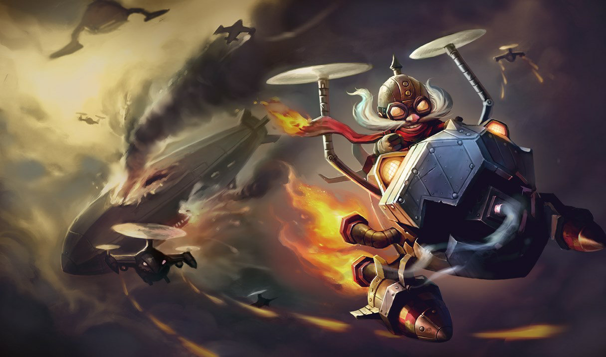 Corki, the Daring Bombardier - League of Legends