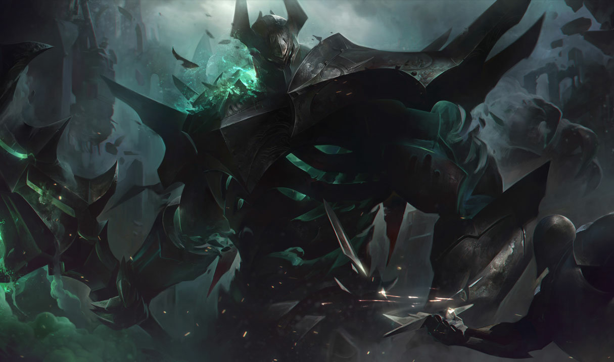 LoL Modders beautifully turned Mordekaiser into Minecraft Golem 2