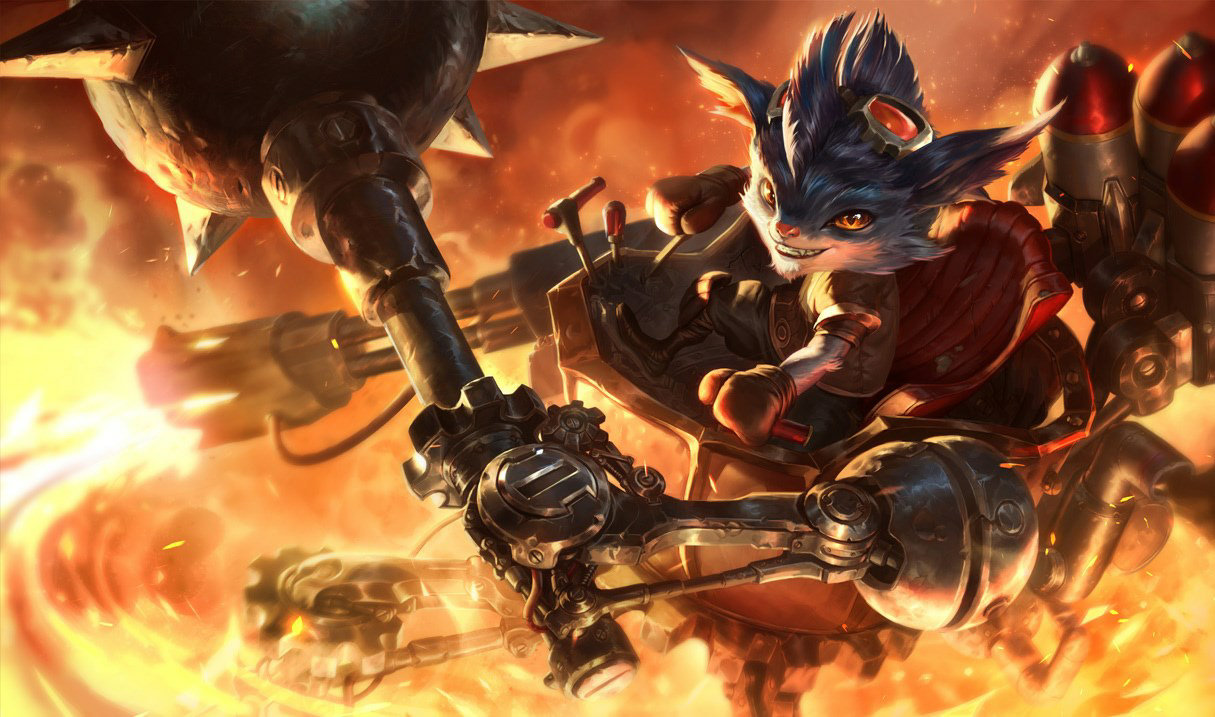 Splash art for Rumble skin