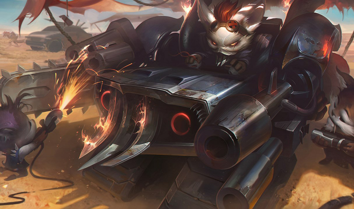 Splash art for Badlands Baron Rumble skin