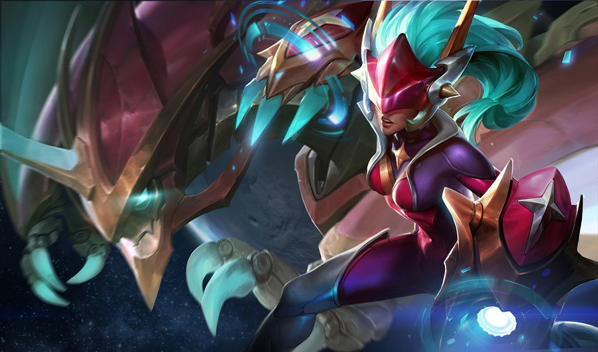 Shyvana supergaláctica fue la última skin de la campeona