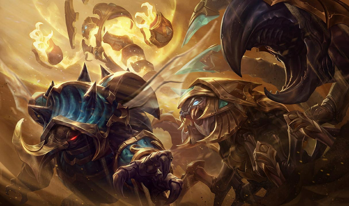 Splash art for Guardian of the Sands Skarner skin