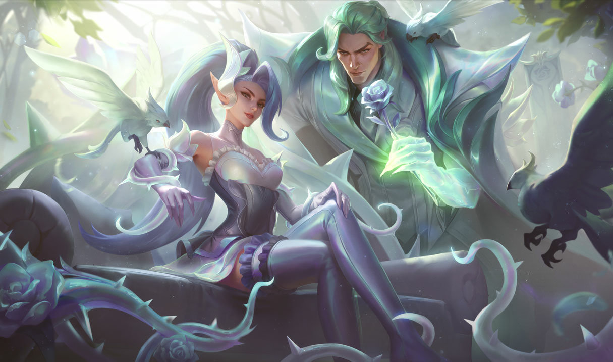 Splash art for Crystal Rose Swain skin