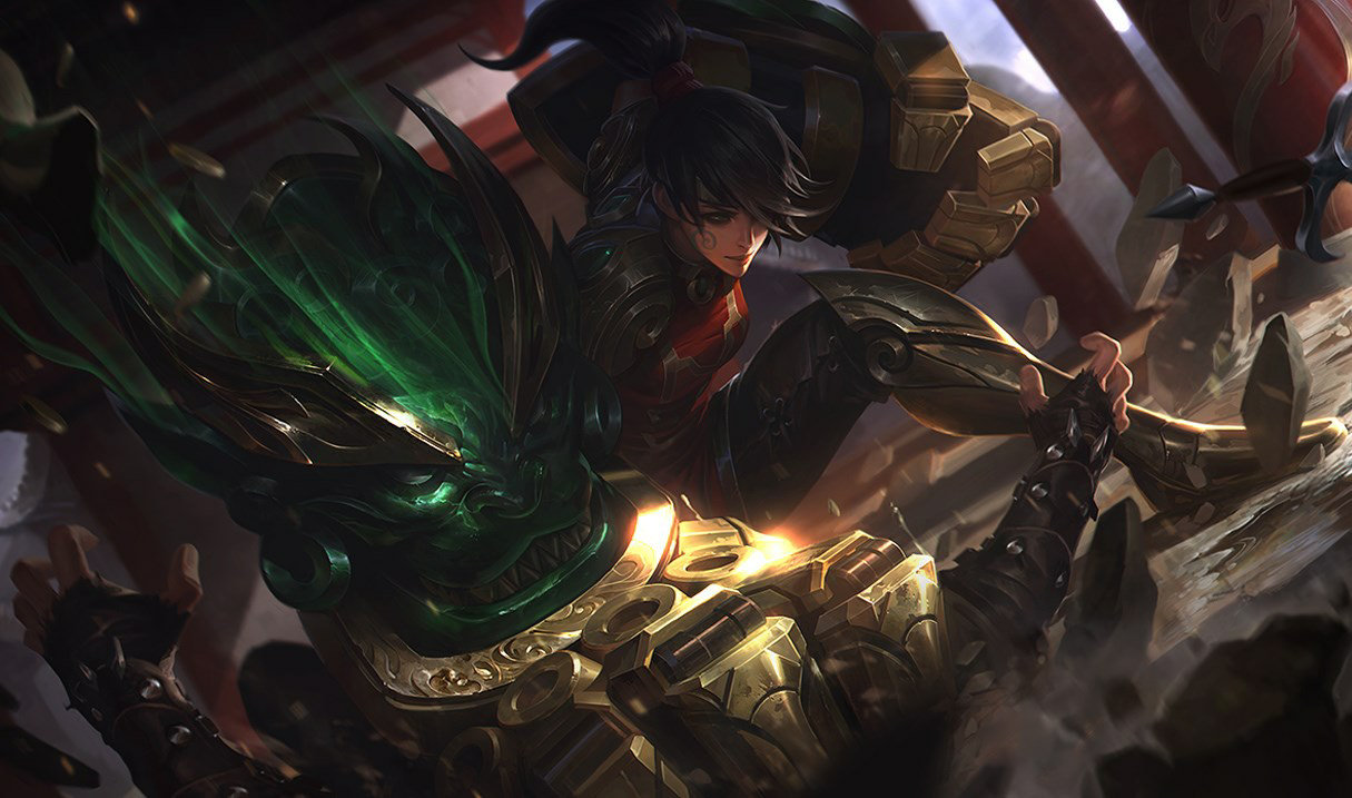 Splash art for Warring Kingdoms Vi skin