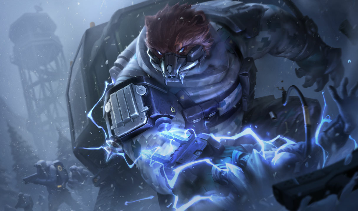 Splash art for Northern Storm Volibear skin