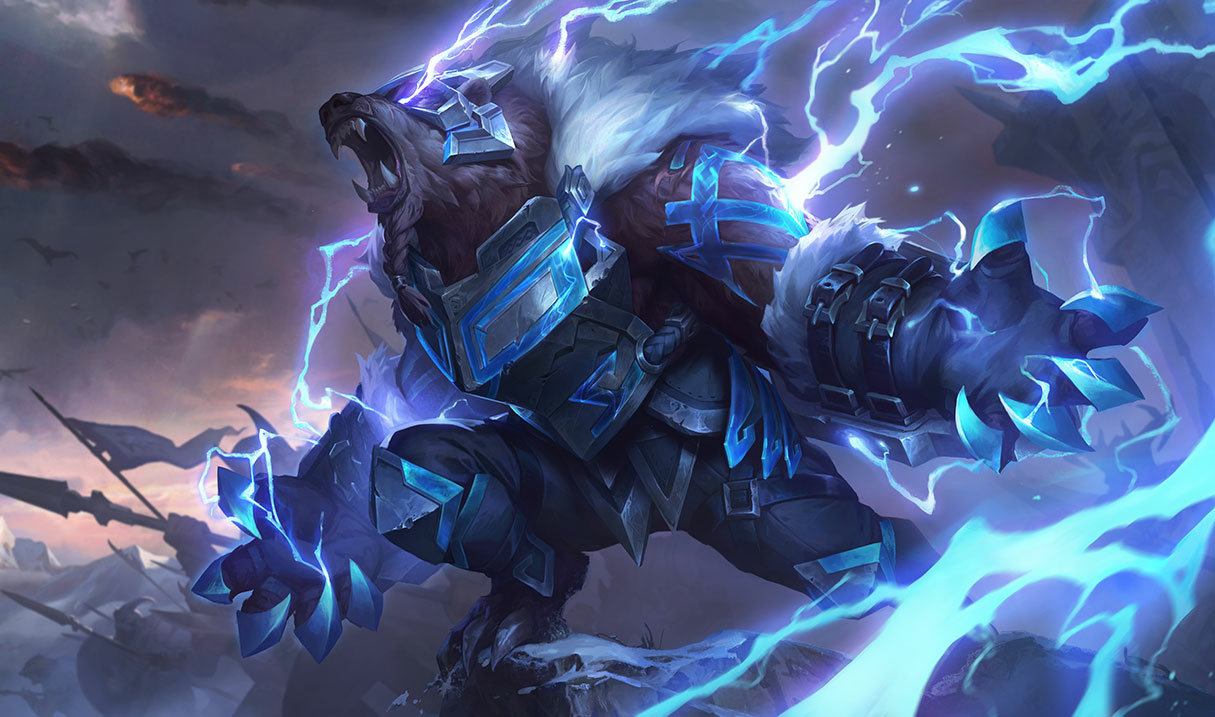 Splash art for Runeguard Volibear skin