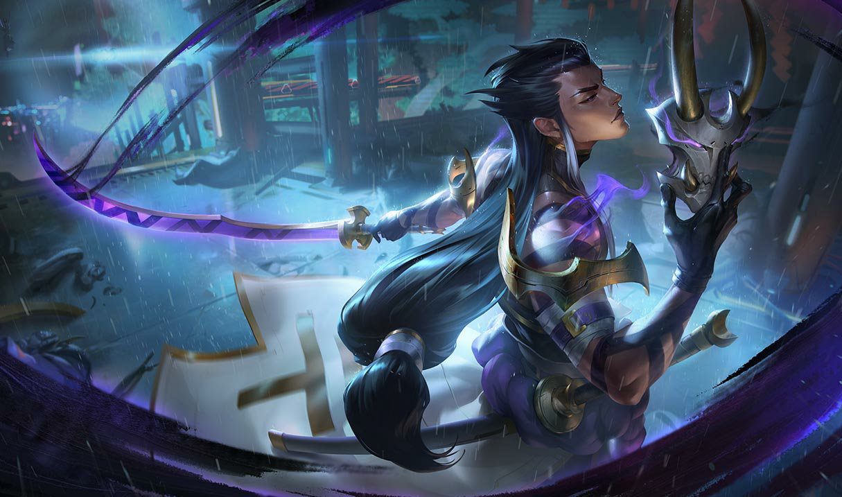 Splash art for Inkshadow Yone skin