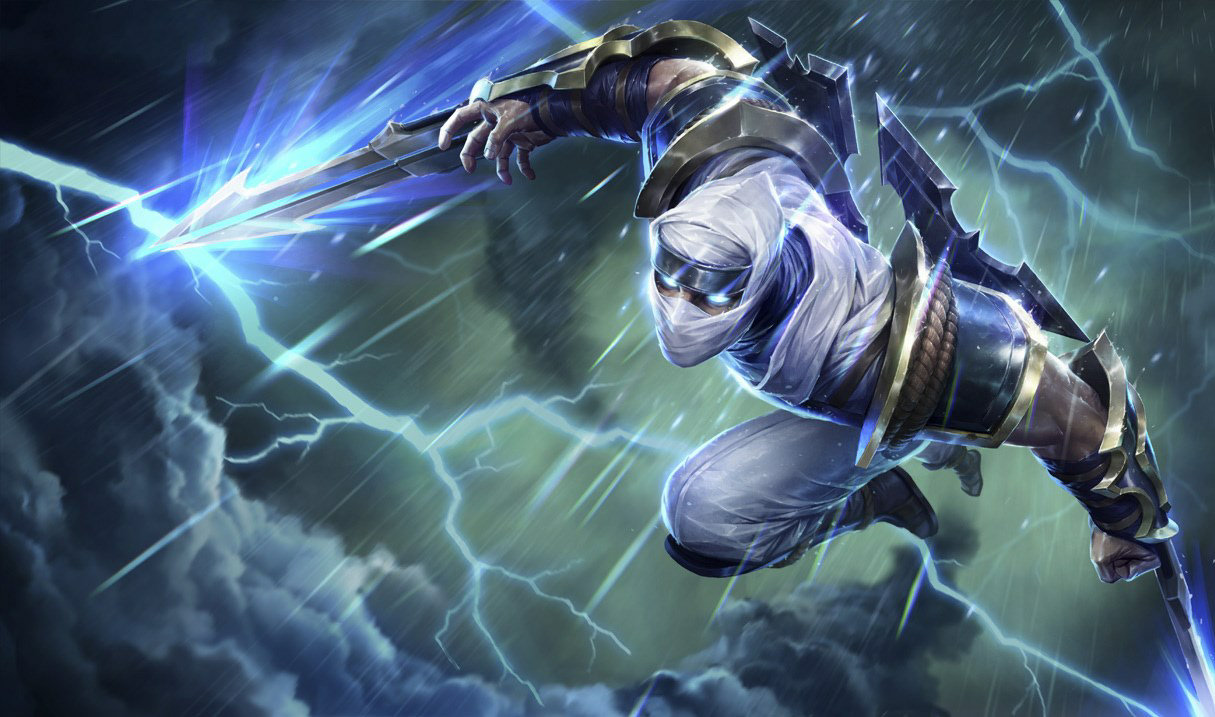 Splash art for Shockblade Zed skin