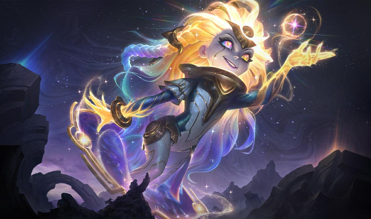 Splash art for Prestige Eternal Aspect Zoe skin